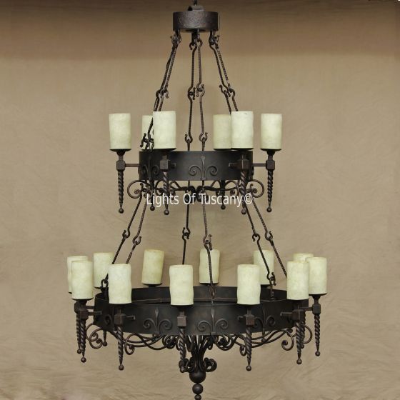 1200-18 Tuscan chandelier