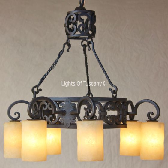 Tuscan, French, Italian Chandelier