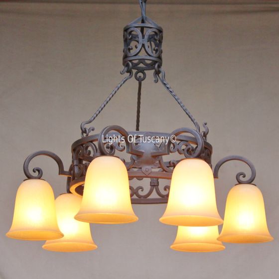 Spanish Style Outdoor Chandelier