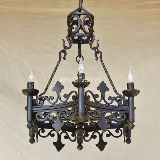 Spanish Revival Chandelier 