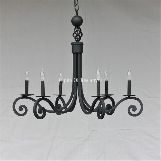 1323-6 Spanish Style Chandelier 