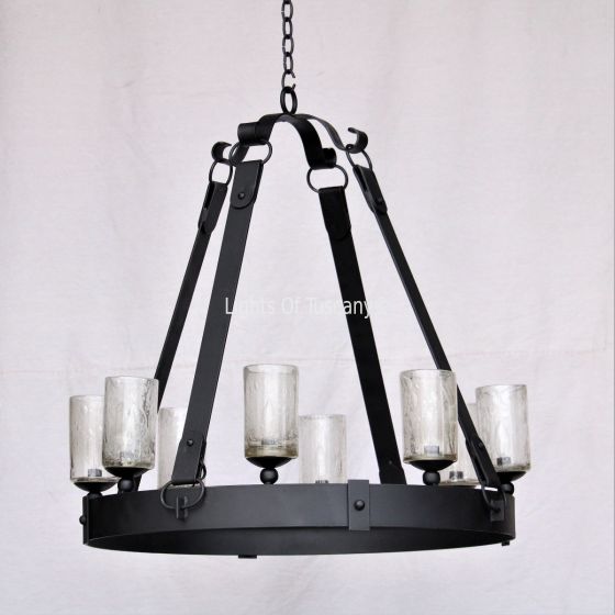 Wrought iron chandelier, modern iron chandelier, Wrought Iron Strap Chandelier, Leather Strap Chandelier, Rustic Iron Chandelier, Farmhouse Style Chandelier ,Commercial Grade Chandelier, Iron Dining Room Chandelier, Spanish Chandelier, Transitional Chande