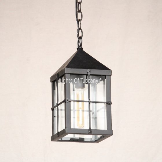 2004-1 Wrought Iron Spanish Colonial Hanging Lantern