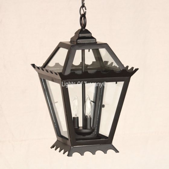 2005-3 Transitional Colonial Hanging Iron Lantern