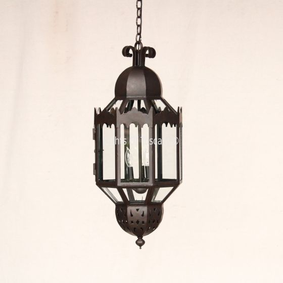2080-3 Moroccan Spanish Moorish Style Hanging Lantern