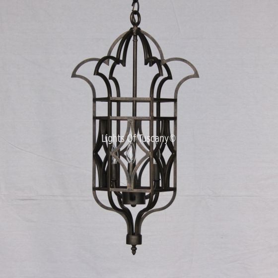 2160-3 Contemporary Transitional Iron Hanging Pendant Ligh