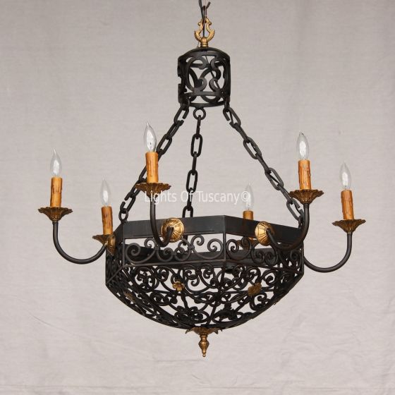 Traditional style chandelier