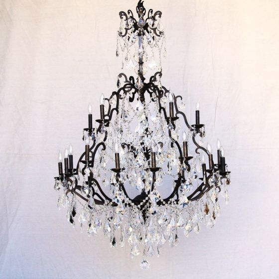 European style iron crystal chandelier