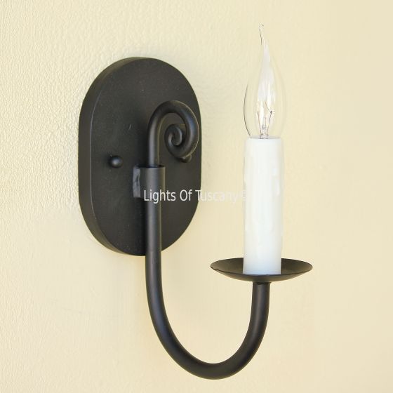 Farmhouse style wall light sconce
