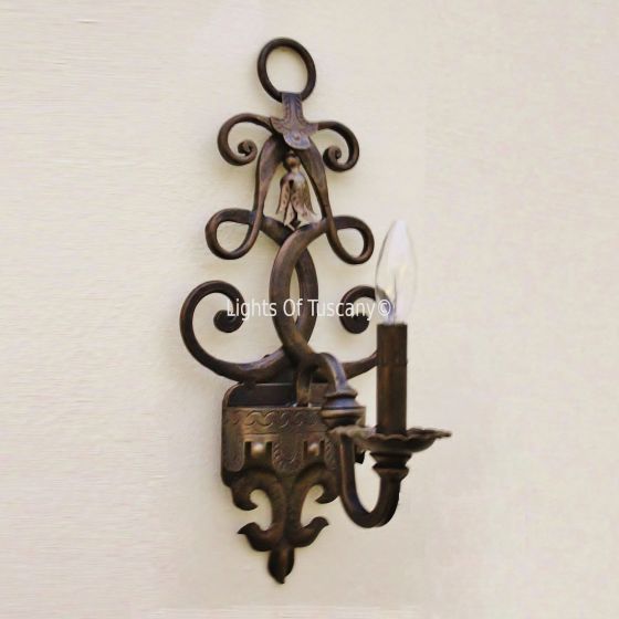 Tuscan Spanish Revival / Spanish colonial wall sconce wall sconce/Tuscan country french