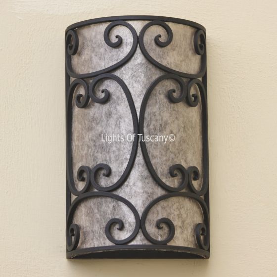 Spanish Revival style wall sconce fixture