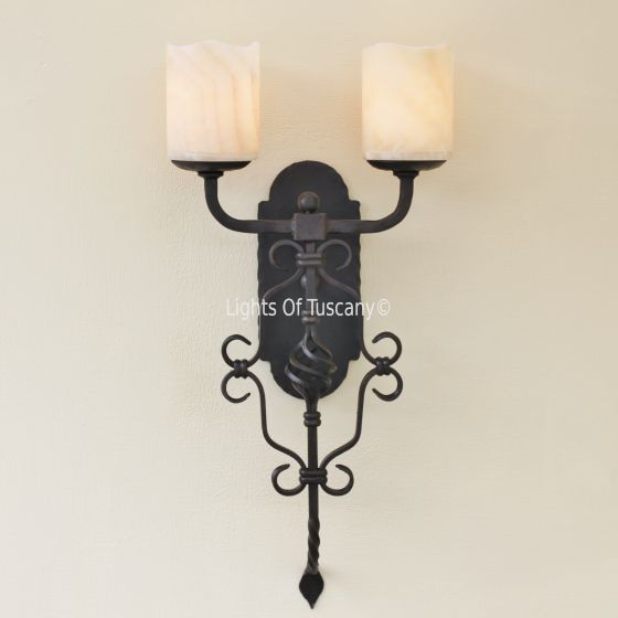 Spanish Revival wall sconce