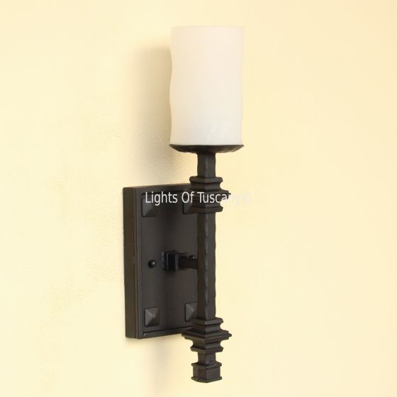 5332-1 Transitional Wrought Iron Wall Sconce Light