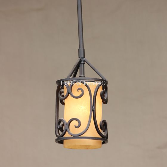Mini-Pendant-Hand Forged-Wrought Iron