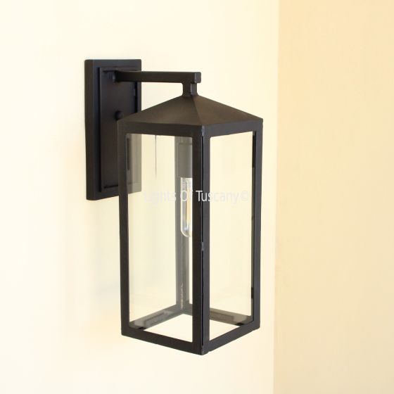 heavy duty iron lighting, commercial grade iron lighting, modern outdoor lighting, outdoor wall light, contemporary outdoor light, urban style outdoor light, transitional style lighting, rectangular outdoor light, minimalist lighting,  