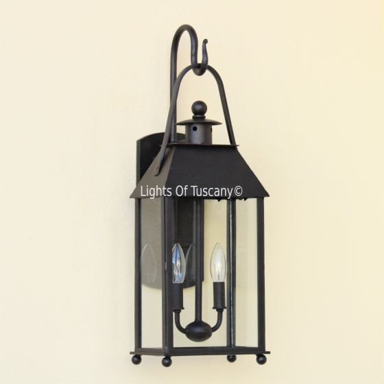 Colonial Outdoor Wall Lantern, Contemporary Outdoor Wall Lantern, Wrought Iron Wall Light, Outdoor Light, Colonial Light, Traditional Outdoor Light, Outdoor Sconce