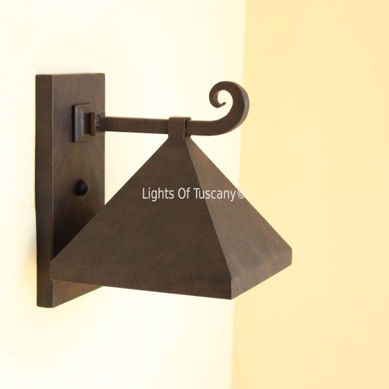 Farmhouse Style Lighting, Wrought Iron Lighting, Mission Style Lighting, Outdoor Farmhouse Light, Outdoor Wall Sconce, Dark Sky Lighting, Commercial Grade Iron Lighting, Heavy Duty Iron Light, Country Italian Light Fixture, Exterior Lighting, Patio Light