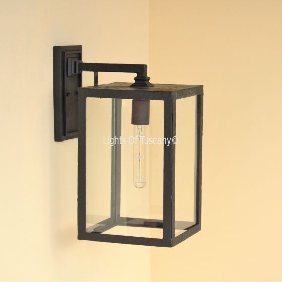 Contemporary outdoor light, rectangular outdoor light, modern outdoor light, coach light,  rustic light, farmhouse light, patio light, simple wall light, metal wall light, craftsman outdoor light