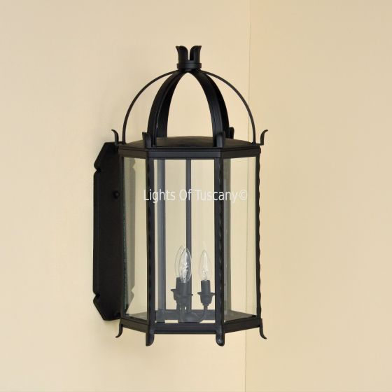 7054-3 Spanish Contemporary Style Wrought Iron Wall Light