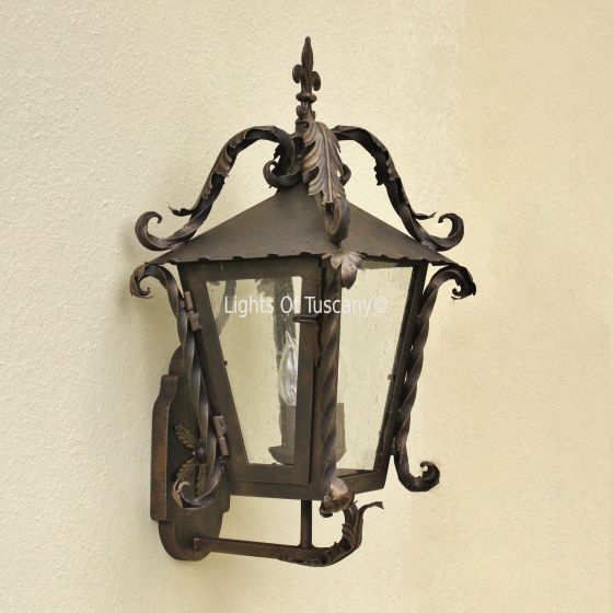 Tuscan Outdoor Exterior Wall Lantern Fixture