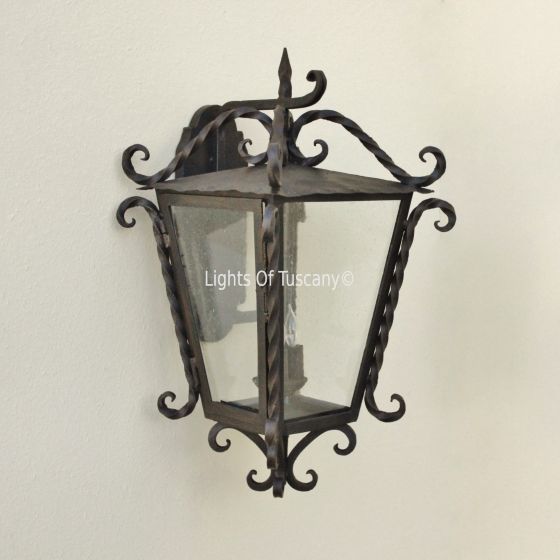 Tuscan Outdoor Exterior Wall Lantern Fixture
