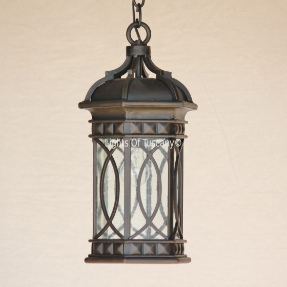 Transitional style outdoor indoor hanging pendant/ lantern light.