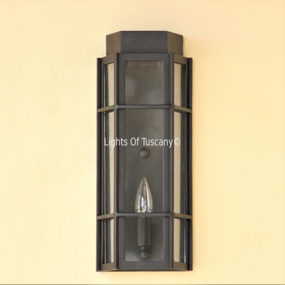 7608-1 Contemporary Style Wrought Iron Pocket Light