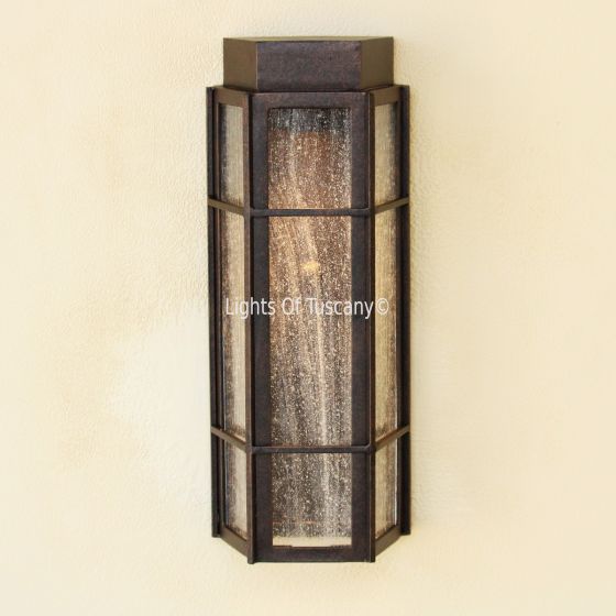 7608-1DK Contemporary Style Dark Sky Pocket Wall Light