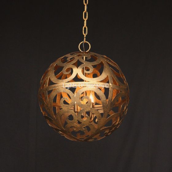 9299-4GL Ball Shaped Hanging Lamp