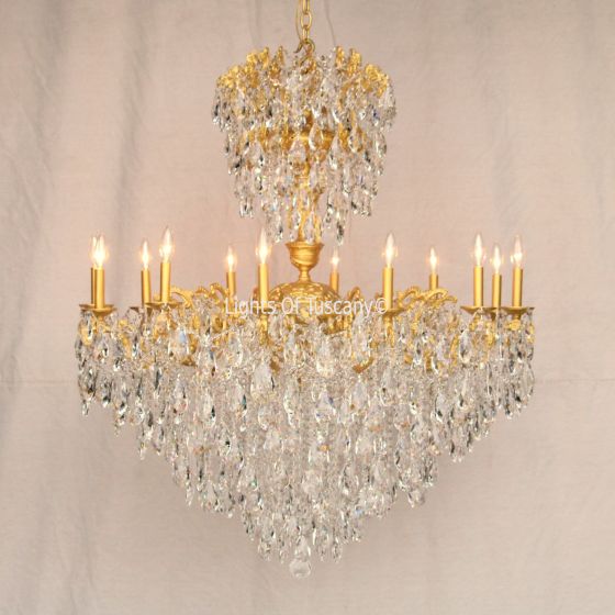 9729-12 European Style Crystal Chandelier