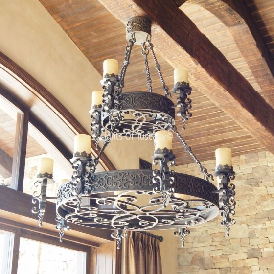 Custom Spanish Revival Chandelier
