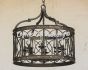 Transitional Wrought Iron Chandelier 2081-6