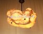 4275-6ONX  Real Stone Hanging Pendant Light 