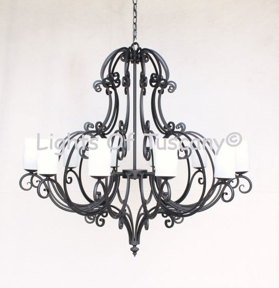 Mediterranean Chandelier, Large Chandelier, Transitional Chandelier, Spanish Style Chandelier, Wrought Iron Chandelier, Dining Room Chandelier, Great Room Chandelier