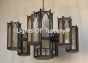 1745-9 Wrought Iron Gothic Style Chandelier 