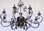 2506-8 Tuscan Mediterranean Style Iron Chandelier