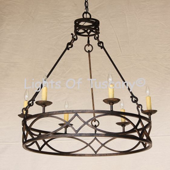 1074-6 Contemporary Rustic Style Chandlier