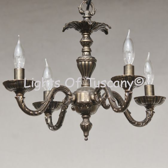 Solid Brass Candelabra Chandelier