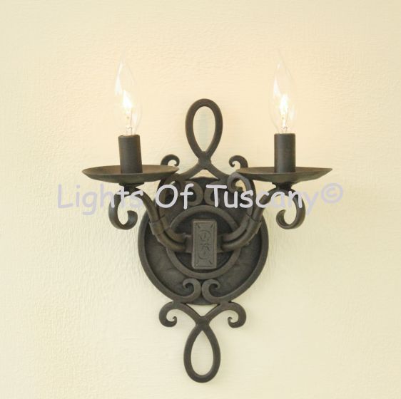 Tuscan wall sconce