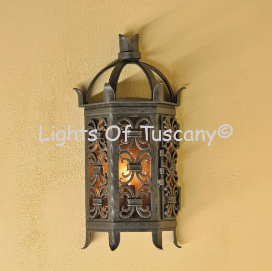 Gothic Medieval Castle wall lantern light