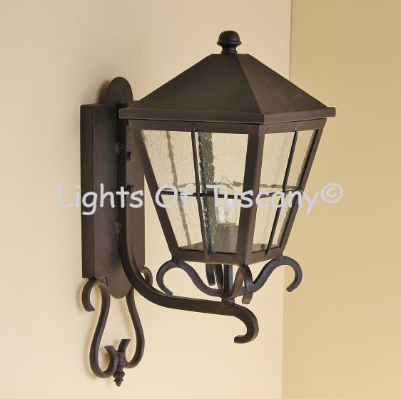 Spanish Revival Outdoor Wall Lantern 
