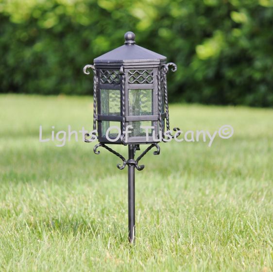 7652-1 Spanish Style Colonial Outdoor Lantern Landscape Light