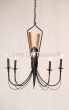 9010-6 Transitional Contemporary Style Wrought Iron Chandelier
