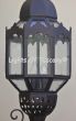 7145-3 Gothic/ Moroccan Style Style Outdoor Wrought Iron Wall Light Lantern
