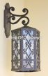 Authentic Spanish style wrought iron lantern light