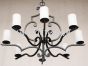 1092-8GL Wrought Iron Chandelier