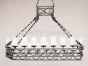 1294-20 Wrought Iron Italian Country Style Island Chandelier