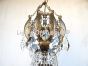 15625-24  European Antique Style Brass Chandelier with Crystals