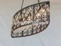8036-8 Crystal Contemporary Wrought Iron  Chandelier