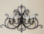 5390-6 Tuscan Wrought Iron Wall Sconce